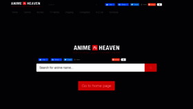 What Animeheaven.vip website looked like in 2020 (4 years ago)