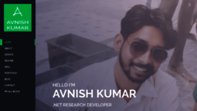 What Avnishkumar.co.in website looked like in 2020 (4 years ago)