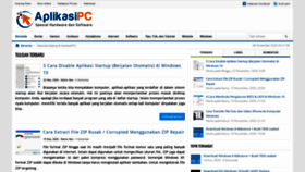 What Aplikasipc.com website looked like in 2020 (3 years ago)
