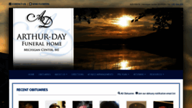 What Arthur-day.com website looked like in 2020 (3 years ago)