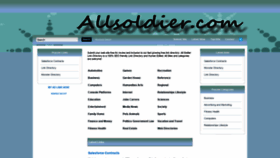 What Allsoldier.com website looked like in 2020 (3 years ago)