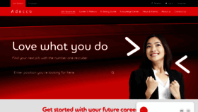 What Adecco.co.th website looked like in 2020 (3 years ago)