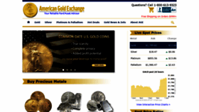 What Amergold.com website looked like in 2020 (3 years ago)