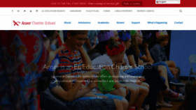 What Ansercharterschool.org website looked like in 2020 (3 years ago)