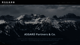 What Asgardpartners.com website looked like in 2020 (3 years ago)