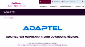 What Adaptel.ca website looked like in 2020 (3 years ago)