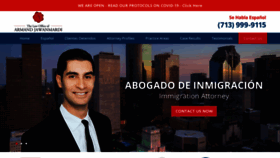 What Ajimmigration.com website looked like in 2020 (3 years ago)