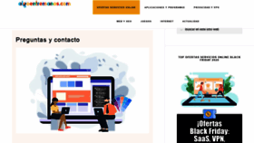 What Algoentremanos.com website looked like in 2020 (3 years ago)
