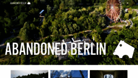 What Abandonedberlin.com website looked like in 2020 (3 years ago)