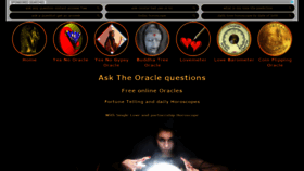 What Ask-the-oracle.com website looked like in 2020 (3 years ago)