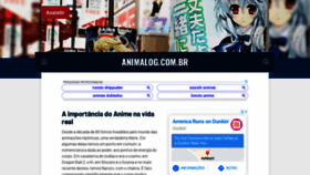 What Animalog.com.br website looked like in 2020 (3 years ago)
