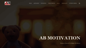 What Abmotivational.com website looked like in 2020 (3 years ago)
