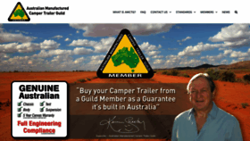 What Australianmanufacturedcampertrailers.org.au website looked like in 2020 (3 years ago)