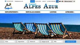 What Alpesazur.com website looked like in 2020 (5 years ago)