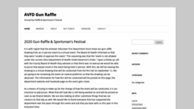 What Avfdraffle.com website looked like in 2020 (3 years ago)