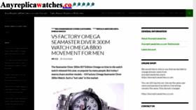 What Anyreplicawatches-blog.com website looked like in 2020 (3 years ago)
