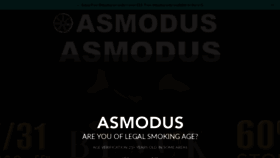 What Asmodus.com website looked like in 2020 (3 years ago)