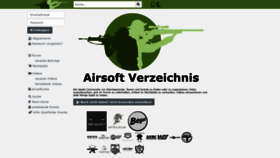 What Airsoft-verzeichnis.de website looked like in 2020 (3 years ago)