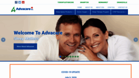 What Advacare.ca website looked like in 2020 (3 years ago)