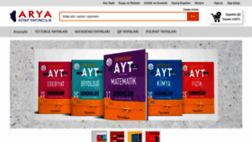 What Aryakitabevi.com website looked like in 2020 (3 years ago)