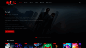 What Allmoviesforyou.co website looked like in 2020 (3 years ago)