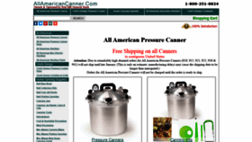 What Allamericancanner.com website looked like in 2020 (3 years ago)