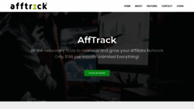 What Afftrack.com website looked like in 2020 (3 years ago)