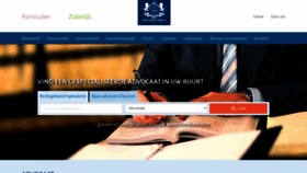 What Advocatenkantoren.nl website looked like in 2020 (3 years ago)