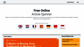 What Aiarticlespinner.co website looked like in 2020 (3 years ago)