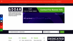 What Adoak.com website looked like in 2020 (3 years ago)