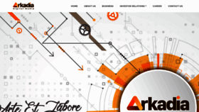 What Arkadiacorp.com website looked like in 2020 (3 years ago)