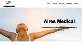 What Airesmedical.com website looked like in 2020 (3 years ago)