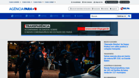 What Agenciapara.com.br website looked like in 2020 (3 years ago)