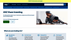 What Anzshareinvesting.com.au website looked like in 2020 (3 years ago)