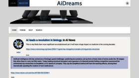 What Aidreams.co.uk website looked like in 2020 (3 years ago)