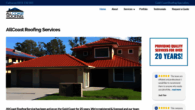 What Allcoastroofing.com.au website looked like in 2020 (3 years ago)