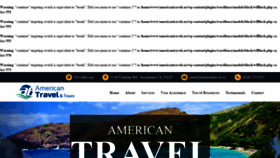 What Americantravels.us website looked like in 2020 (3 years ago)