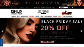 What Airbrushmakeup.com website looked like in 2020 (3 years ago)