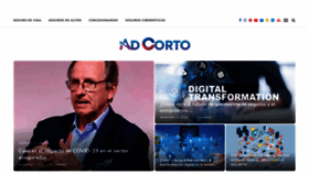 What Adcorto.me website looked like in 2020 (3 years ago)