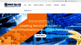 What Avaxsa410.co.za website looked like in 2020 (3 years ago)