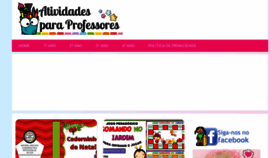 What Atividadesparaprofessores.com.br website looked like in 2020 (3 years ago)