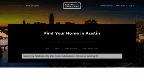 What Austinhomesearch.com website looked like in 2020 (3 years ago)