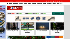 What Agazete.com.tr website looked like in 2020 (3 years ago)