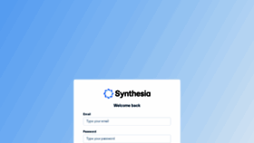 What App.synthesia.io website looked like in 2020 (3 years ago)