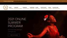 What Aada.edu website looked like in 2020 (3 years ago)