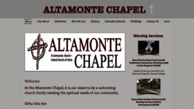 What Altamontechapel.com website looked like in 2020 (3 years ago)