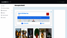 What Alunoon.com.br website looked like in 2020 (4 years ago)