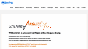 What Akquise-agent.de website looked like in 2020 (3 years ago)