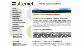 What Alternet.sk website looked like in 2020 (3 years ago)