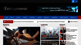What Apacentrepreneur.com website looked like in 2020 (5 years ago)